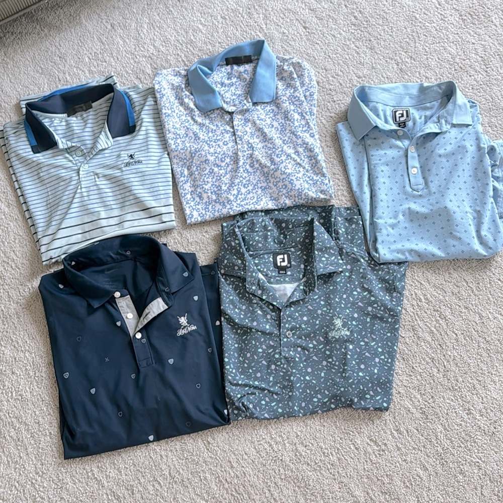 Men’s golf  shirt bundle